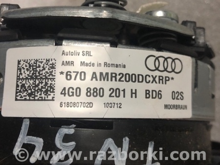 ФОТО Подушка безопасности в руль для Audi (Ауди) A6 C7 (11.2010-10.2018) Киев