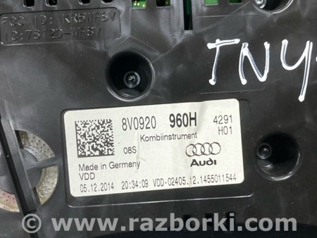 ФОТО Панель приборов для Audi (Ауди) A3 8V1, 8VA, 8V7, 8VS (03.2012-...) Киев