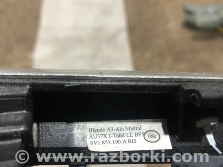 ФОТО Молдинг торпедо для Audi (Ауди) A3 8V1, 8VA, 8V7, 8VS (03.2012-...) Киев