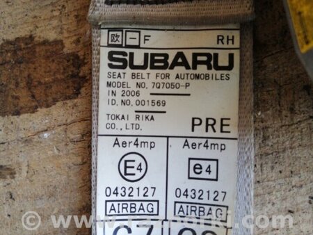 ФОТО Ремень безопасности для Subaru Outback Киев
