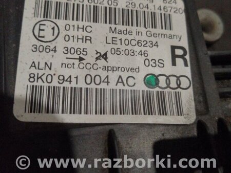 ФОТО Фара для Audi (Ауди) A4 B8 - 8K2, 8K5 (08.2007-11.2015) Киев