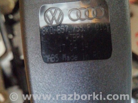 ФОТО Замок ремня безопасности для Audi (Ауди) A4 B8 - 8K2, 8K5 (08.2007-11.2015) Киев