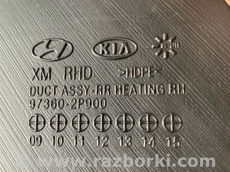 ФОТО Воздуховод печки для KIA Sorento Киев