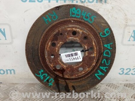 ФОТО Диск тормозной задний для Mazda 6 GH (2008-...) Киев