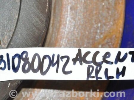ФОТО Диск тормозной задний для Hyundai ACCENT RB Киев