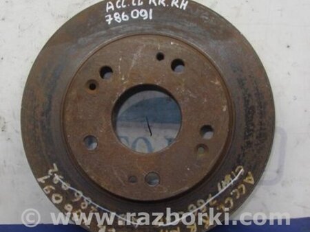 ФОТО Диск тормозной задний для Honda Accord CL (10.2002 - 11.2008) Киев