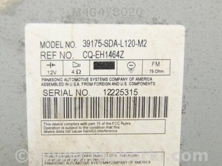 ФОТО Магнитола для Honda Accord CL (10.2002 - 11.2008) Киев