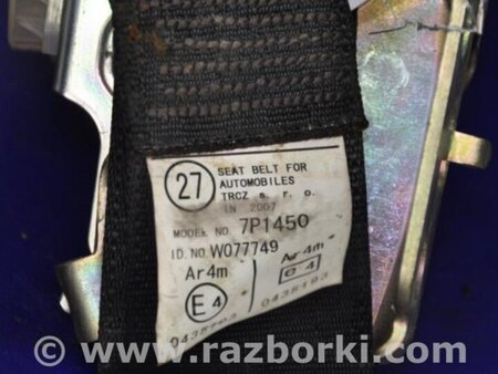 ФОТО Ремень безопасности для Toyota Auris E150 (10.2006-11.2012) Киев