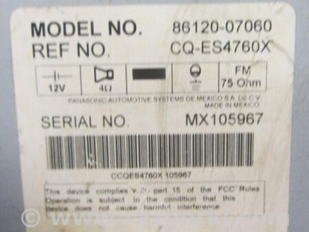 ФОТО Магнитола для Toyota Avalon XX30 (12.2004-10.2012) Киев