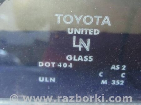 ФОТО Стекло двери глухое для Toyota Camry 40 XV40 (01.2006-07.2011) Киев