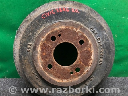ФОТО Тормозной барабан для Honda Civic 7 EU, EN, ES (09.2000 - 06.2006) Киев