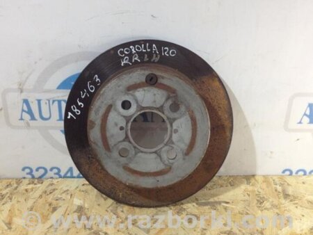 ФОТО Диск тормозной задний для Toyota Corolla E120 (08.2000-02.2007) Киев