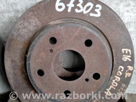 ФОТО Диск тормозной задний для Toyota Corolla E16/E17 (2012-2018) Киев