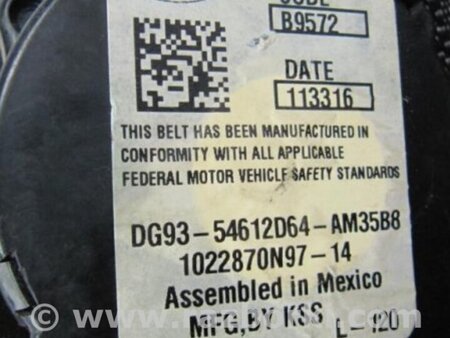 ФОТО Ремень безопасности для Ford Fusion USA 2 поколение (12-15) Киев