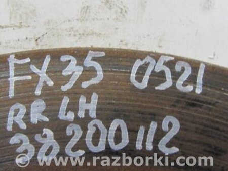 ФОТО Диск тормозной задний для Infiniti FX S50 (03-08) Киев