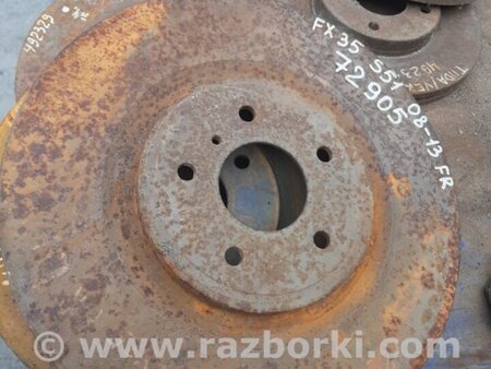 ФОТО Диск тормозной передний для Infiniti FX/QX70 S51 (08-17) Киев