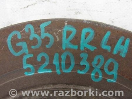 ФОТО Диск тормозной задний для Infiniti  G25/G35/G37/Q40 Киев