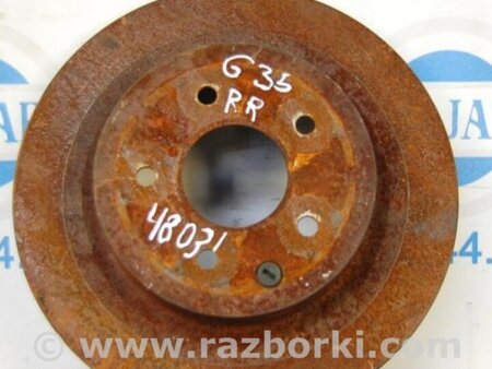 ФОТО Диск тормозной задний для Infiniti  G25/G35/G37/Q40 Киев