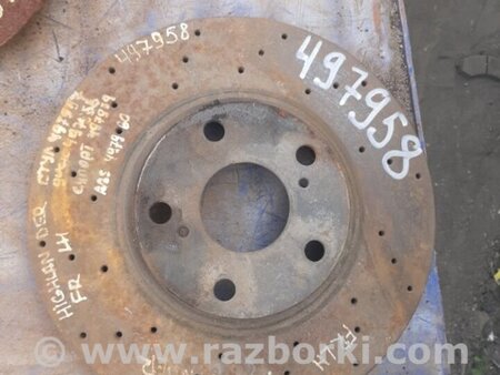 ФОТО Диск тормозной передний для Toyota Highlander (01-07) Киев