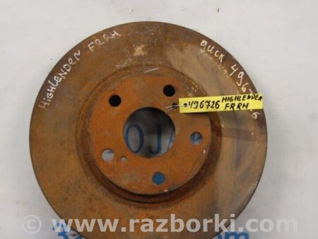 ФОТО Диск тормозной передний для Toyota Highlander (01-07) Киев