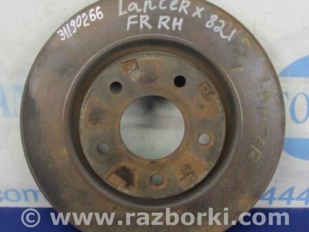 ФОТО Диск тормозной передний для Mitsubishi Lancer X 10 (08-17) Киев