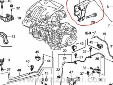 ФОТО Кронштейн крепления двигателя для Acura MDX YD2 (2006-2012) Киев