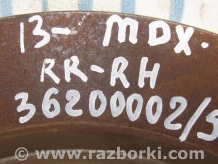 ФОТО Диск тормозной задний для Acura MDX YD3 (06.2013-05.2020) Киев