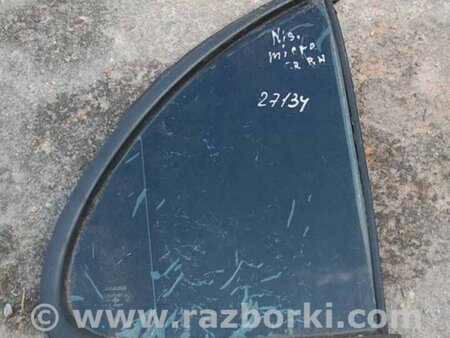 ФОТО Стекло двери глухое для Nissan Micra K12 (2002-2010) Киев