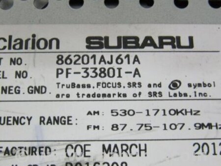 ФОТО Магнитола для Subaru Outback BR Киев
