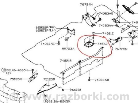 ФОТО Заглушка кузова для Infiniti QX60/JX35 Киев