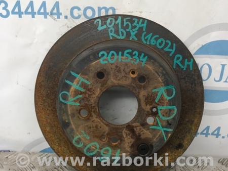 ФОТО Диск тормозной задний для Acura RDX TB 1/2 (07.2006-2012) Киев