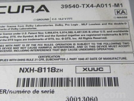 ФОТО Магнитола для Acura RDX TB3, TB4 (03.2012-12.2015) Киев