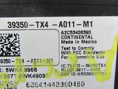 ФОТО Блок управления дав. в шинах для Acura RDX TB3, TB4 (03.2012-12.2015) Киев