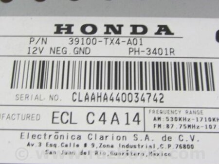 ФОТО Магнитола для Acura RDX TB3, TB4 (03.2012-12.2015) Киев