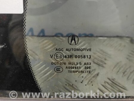 ФОТО Стекло двери глухое для Acura RDX TB3, TB4 (03.2012-12.2015) Киев