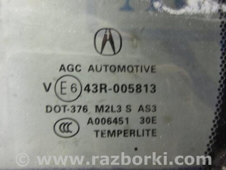 ФОТО Стекло двери глухое для Acura RDX TB3, TB4 (03.2012-12.2015) Киев