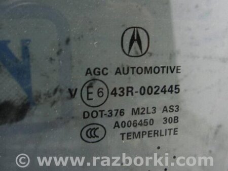 ФОТО Стекло двери для Acura RDX TB3, TB4 (03.2012-12.2015) Киев