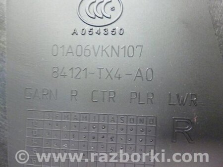 ФОТО Накладка на стойку кузова для Acura RDX TB3, TB4 (03.2012-12.2015) Киев