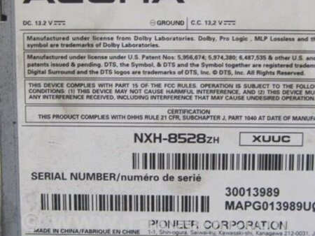ФОТО Магнитола для Acura RDX TB3, TB4 (03.2012-12.2015) Киев