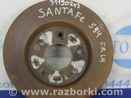 ФОТО Диск тормозной передний для Hyundai Santa Fe CM (05-12) Киев
