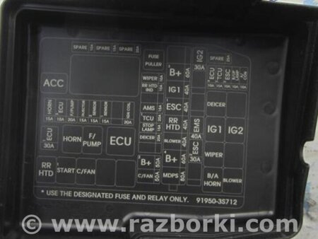 ФОТО Блок предохранителей для Hyundai Sonata YF (09.2009-03.2014) Киев