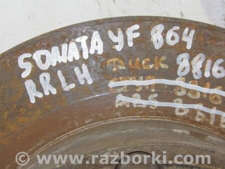 ФОТО Диск тормозной задний для Hyundai Sonata YF (09.2009-03.2014) Киев