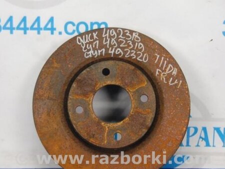 ФОТО Диск тормозной передний для Nissan Tiida/Versa C11 Киев