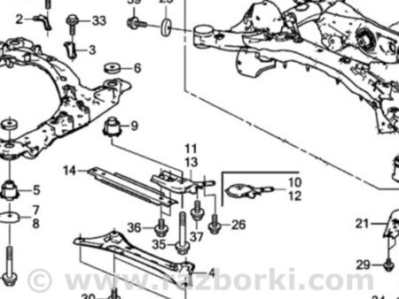 ФОТО Крепление балки подвески для Acura TLX (09.2017-04.2020) Киев