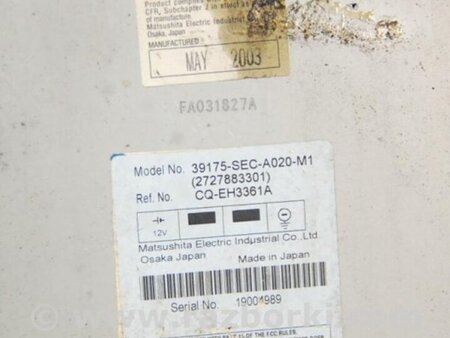 ФОТО Магнитола для Acura TSX CL9 (01.2003-02.2008) Киев