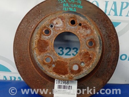 ФОТО Диск тормозной задний для Acura TSX CU2 (03.2008-05.2014) Киев