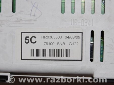 ФОТО Панель приборов для Honda Civic 8 FK,FN1,FN2 UFO (09.2005 - 06.2012) Киев
