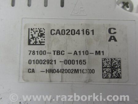 ФОТО Панель приборов для Honda Civic 10 FK,FC (01.2017 - ...) Киев