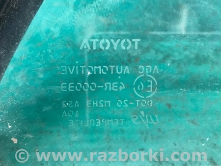 ФОТО Стекло двери глухое для Toyota Corolla E150 (11.2006-08.2013) Киев