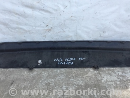 ФОТО Накладка бампера для Honda Civic 10 FK,FC (01.2017 - ...) Киев